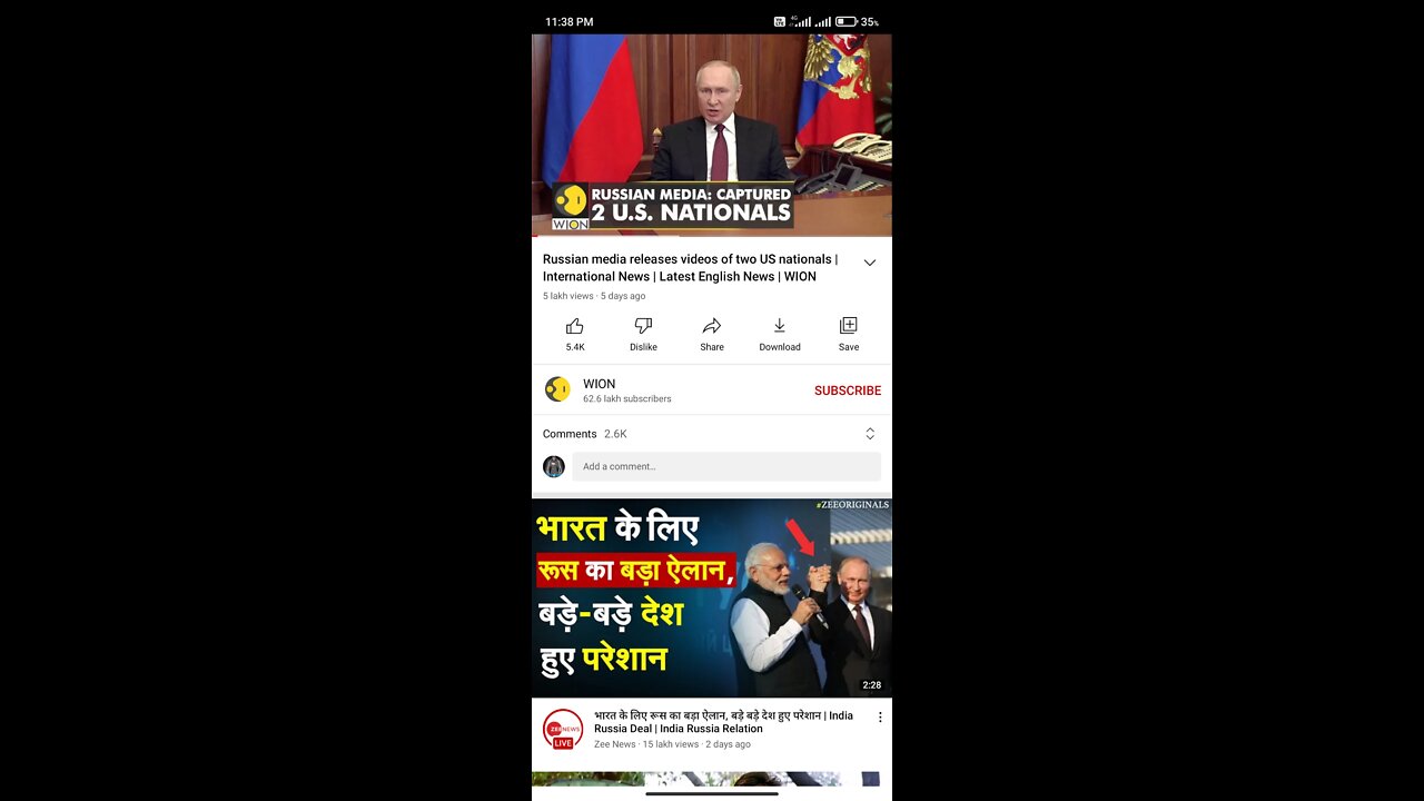 Russian media releases videos of two US nationals | International News | Latest English News | WION