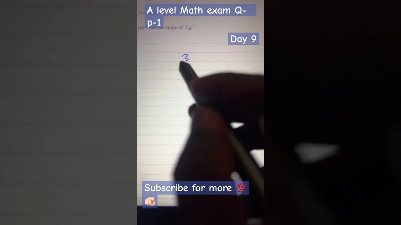 A level Math exam Q based on (inverse function) #youtubeshorts #mathtrick #Edxcelpuremath