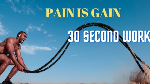 Pain is Gain | Outdoor Workout | Motivation