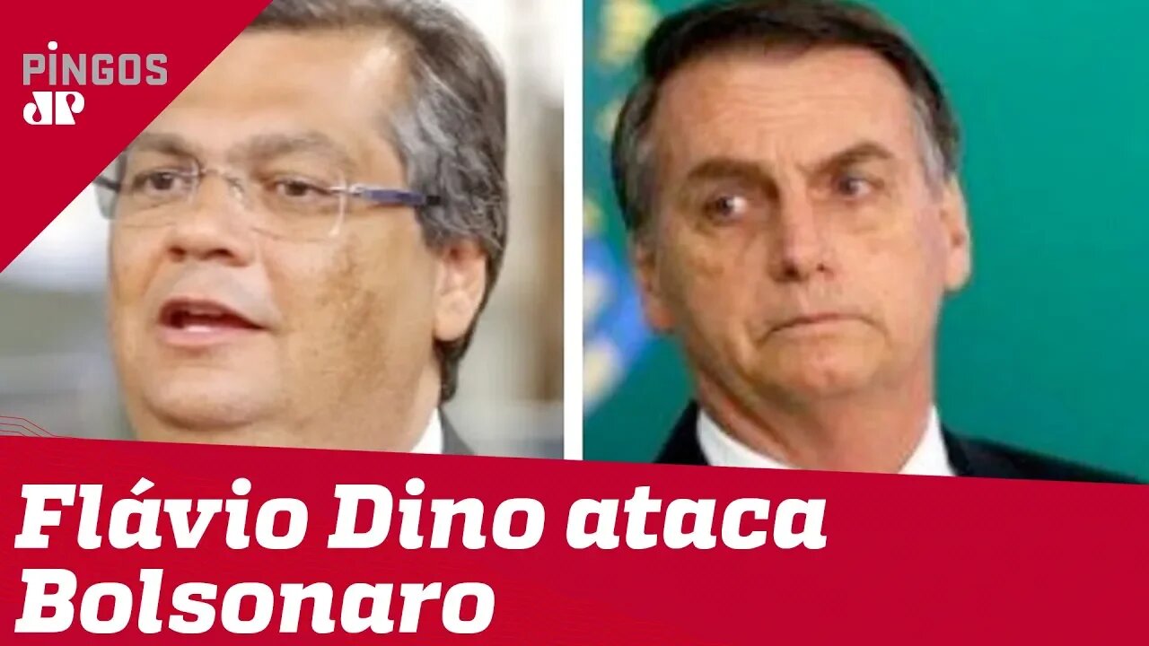 Em campanha, comunista Flávio Dino ataca Bolsonaro