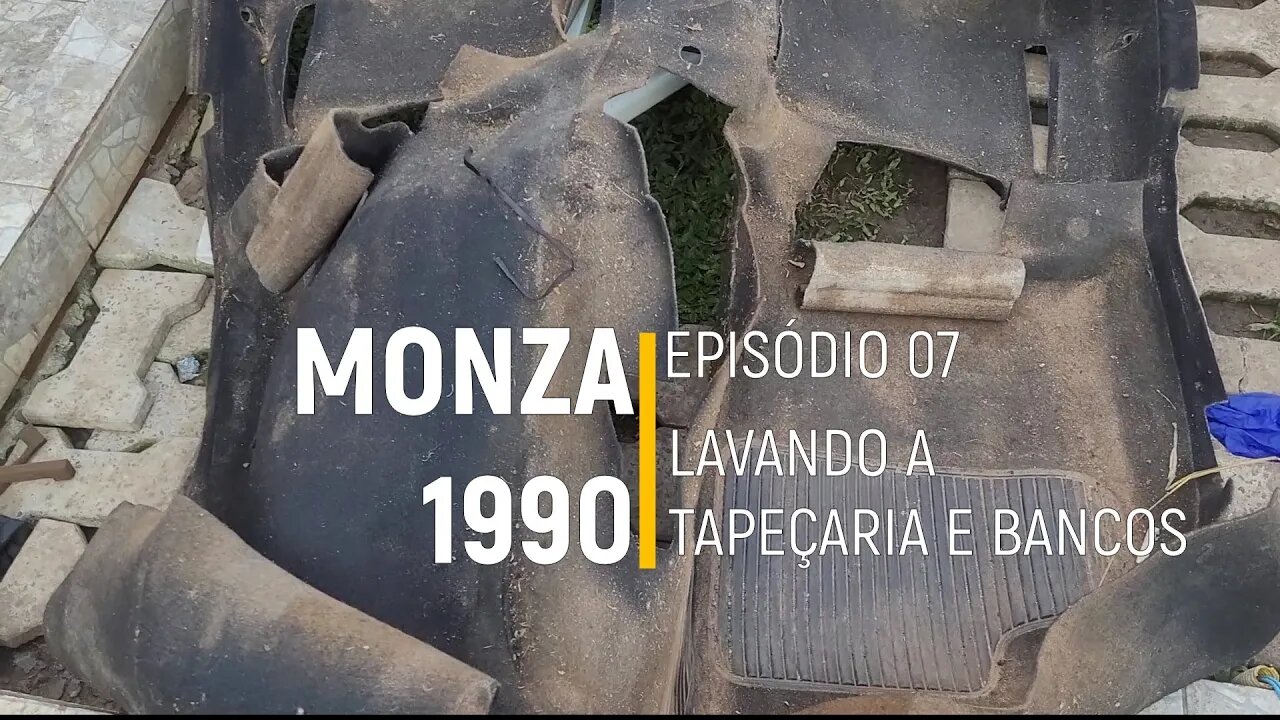 Monza 1990 do Leilão - Lavando bancos e tapeçaria - Episódio 07