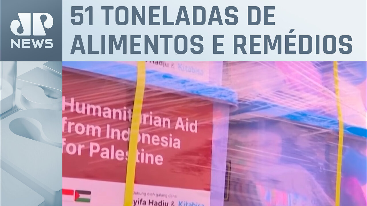 Indonésia envia ajuda humanitária para palestinos na Faixa de Gaza