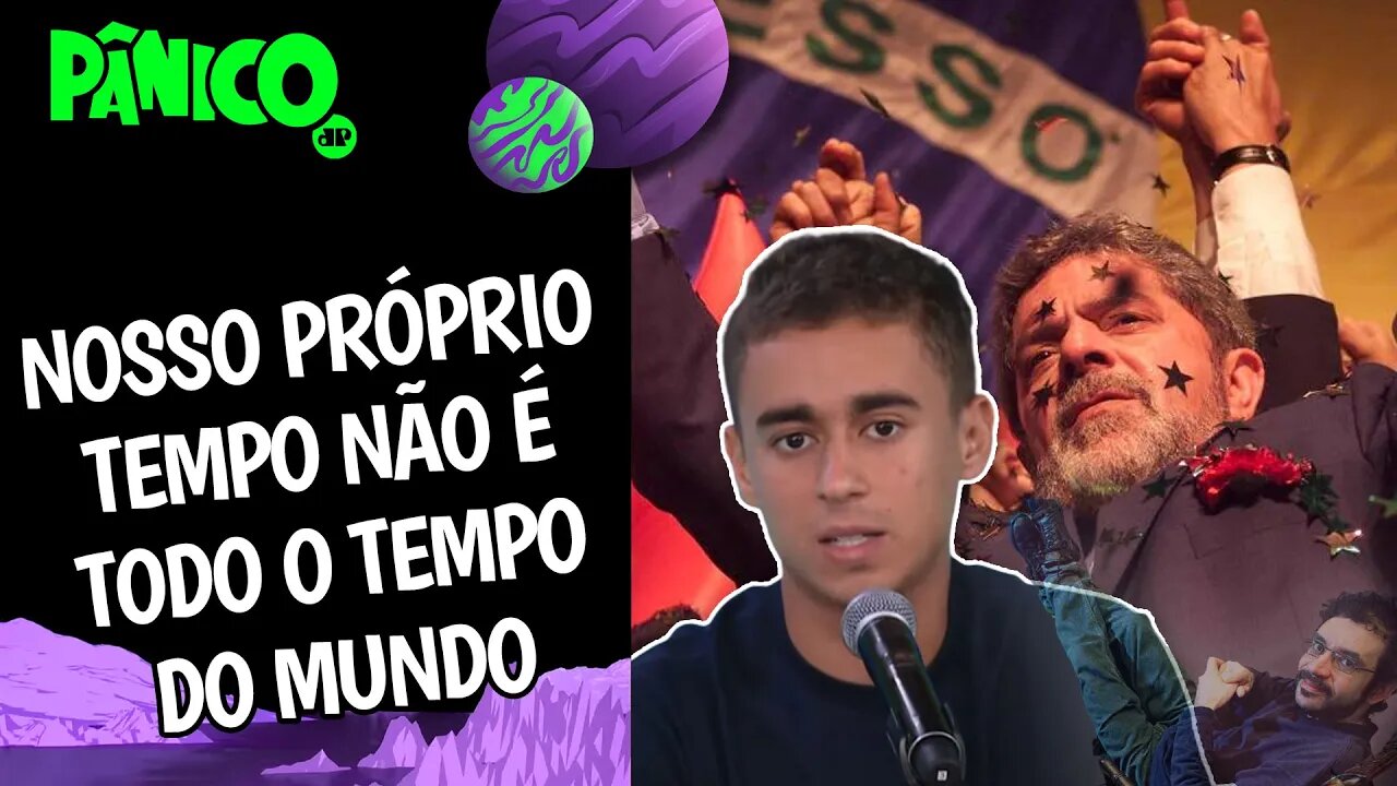 LULA QUER RECUPERAR TEMPO PERDIDO DE 2002 COM O QUE PROMETEU E SE ESCONDEU? Nikolas Ferreira analisa