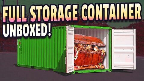 This STORAGE CONTAINER Was LOADED TO THE BRIM… What Was ALL THE WAY In The Back?