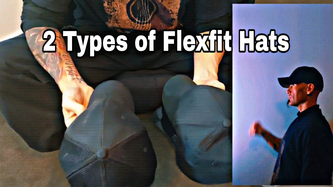 Side by Side 2 Types Men's Flexfit Hats