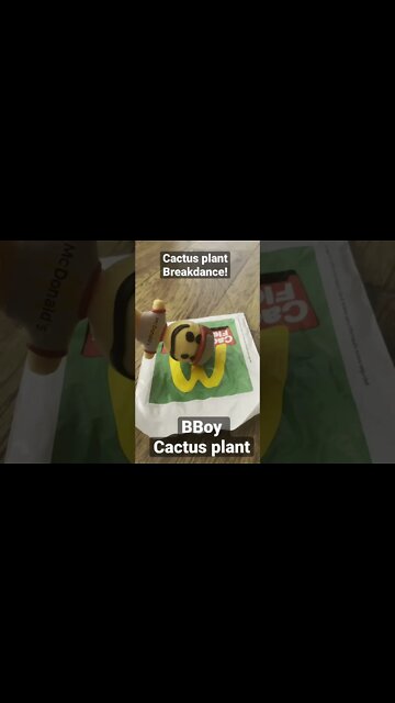Meet BBOY Cactus Plant! Watch as CP learns to break! #cactusplantfleamarket #bboy #mcdonalds