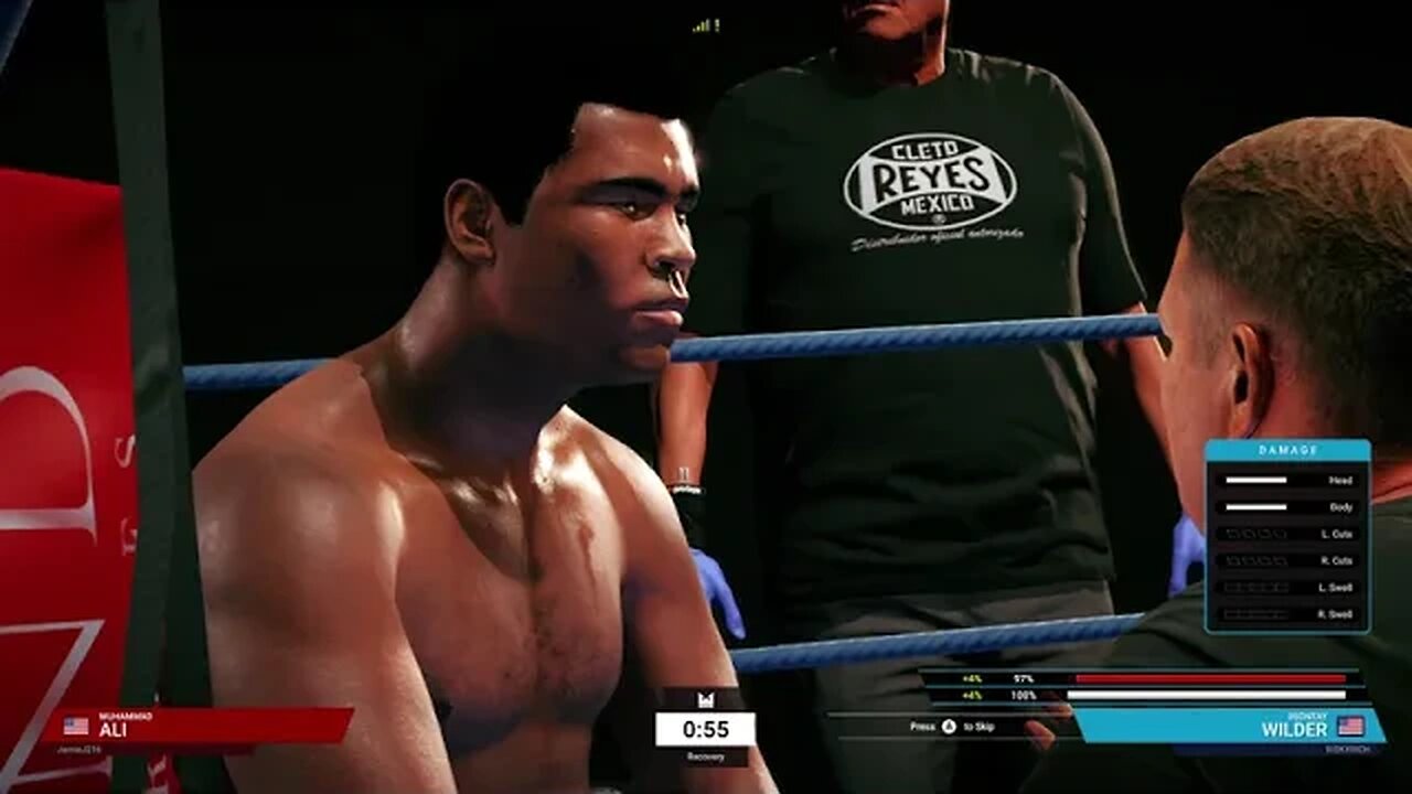 Undisputed Boxing Online Ranked Gameplay Deontay Wilder vs Muhammed Ali 2 (Chasing Platinum 2)