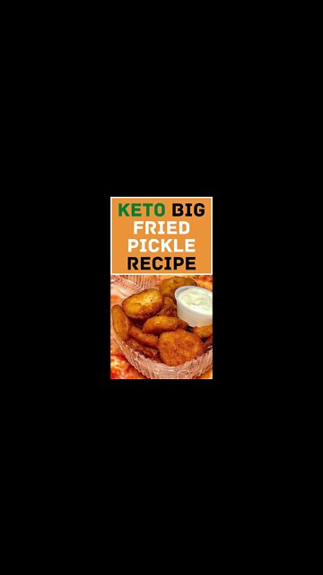 keto recipes | low carb | low carb diet | low carb recipes | Fried pickle #Shorts #keto
