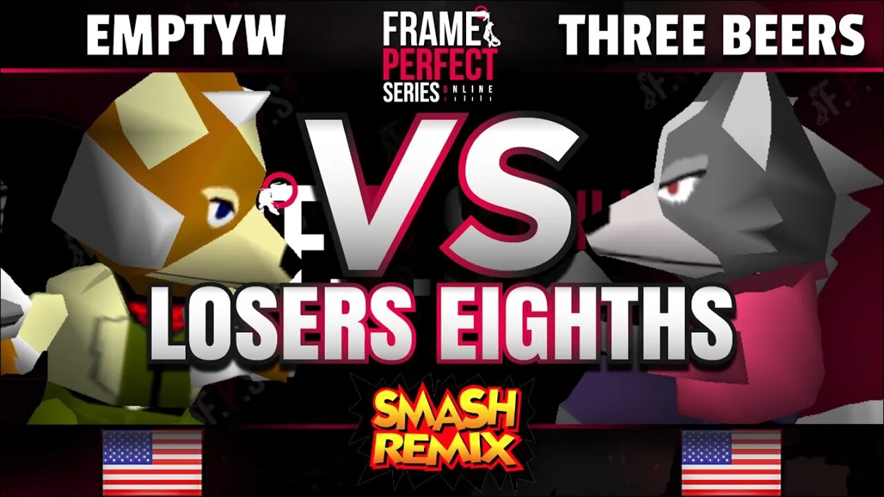 FPS6 Online - emptyW (Fox) vs. 119 | Three Beers (Wolf) - Smash Remix Losers Top 8