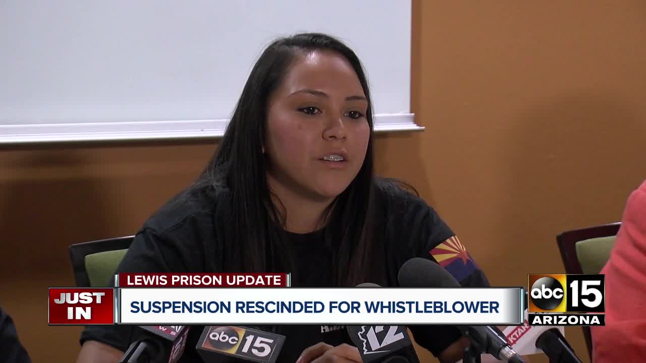 Discipline rescinded against Lewis Prison whistleblower