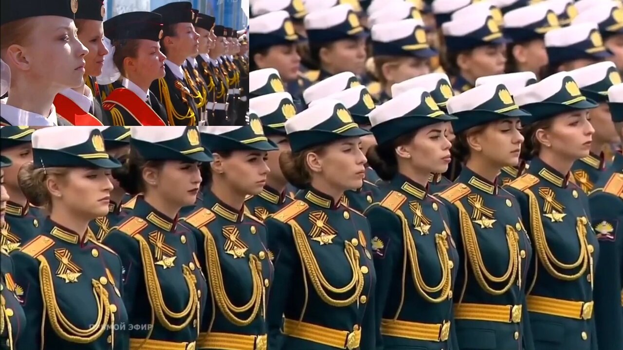 Military Females Parade: Russians First then USA. What do you Notice?