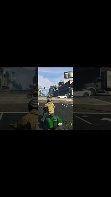 Quase atropelado 2 vezes - GTA 5