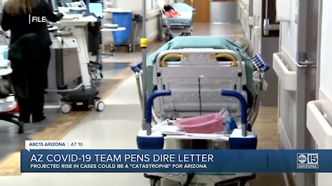 Arizona COVID-19 team projects "catastrophic" rise in cases in letter