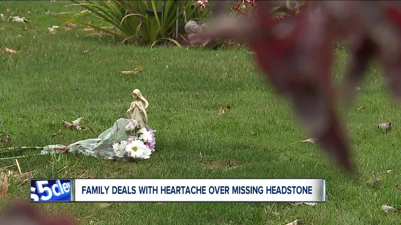 Family's grief deepens after gravestone never arrives at Mogadore cemetery