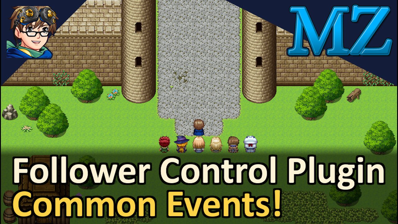 Follower Control Plugin with Common Events! RPG Maker MZ! Tyruswoo RPG Maker