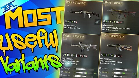 Call of Duty: Advanced Warfare's "MOST" 'Beneficial' Weapon/ Gun Variants!