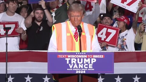 LIVE ~ President Donald Trump Speaks a at Rally in Green Bay, Wisconsin ~ October 30 2024