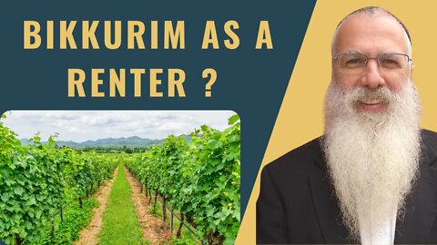 Mishna Bikkurim Chapter 1 Mishnah 2 Bikkurim as a renter?