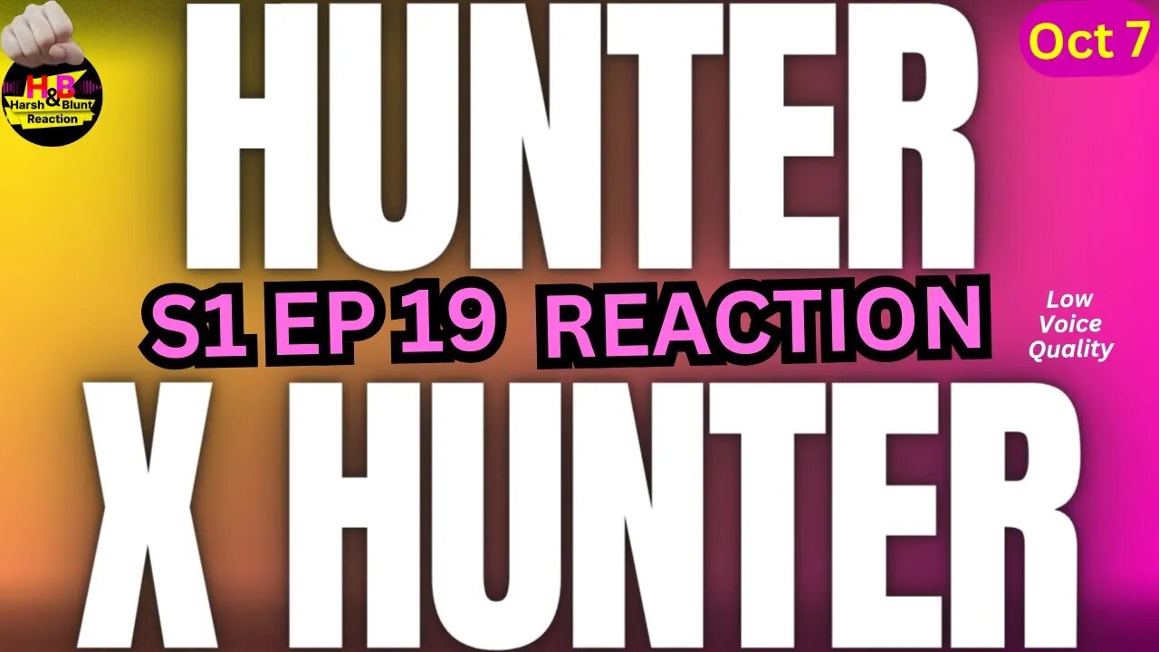 Zevil Island? A 10 Year Storm? | S1 EP 19 Hunter x Hunter Anime Reaction Theory Harsh&blunt