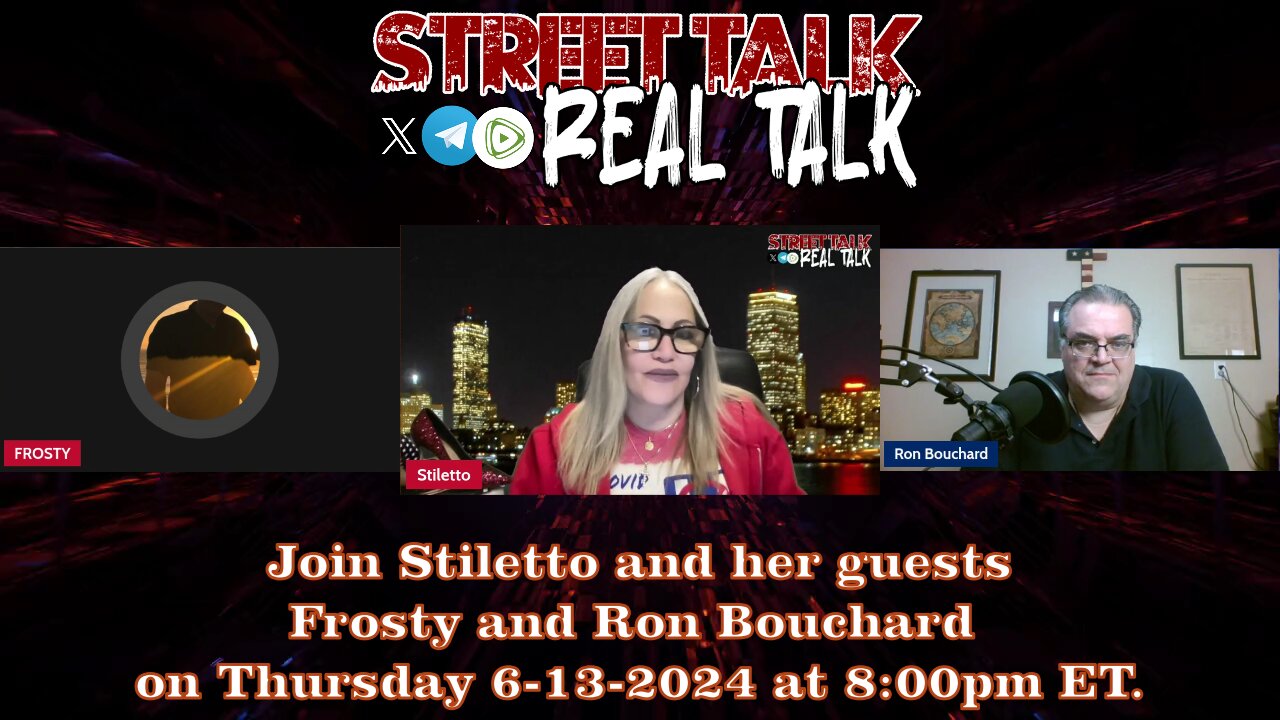 Replay of Street Talk with Stiletto 6-13-2024