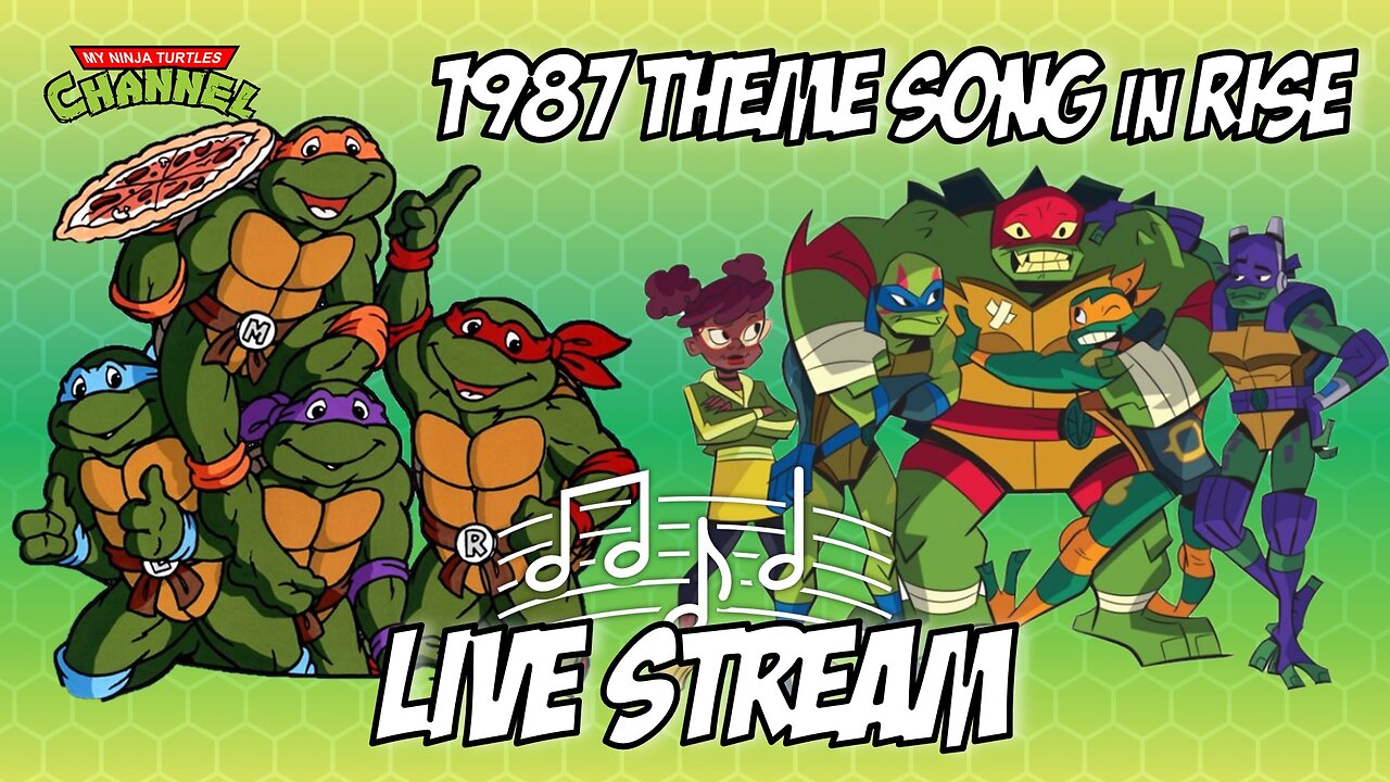 TMNT 1987 Theme Music in Rise of the Teenage Mutant Ninja Turtles LIVE STREAM