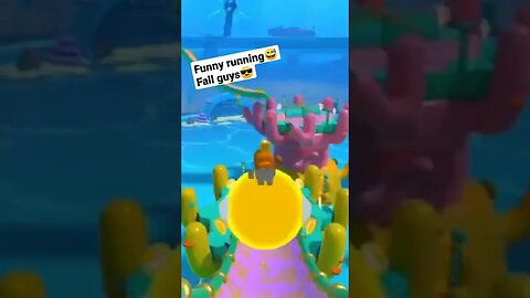 Funny running in fall guys😅#fallguys #shorts #gaming