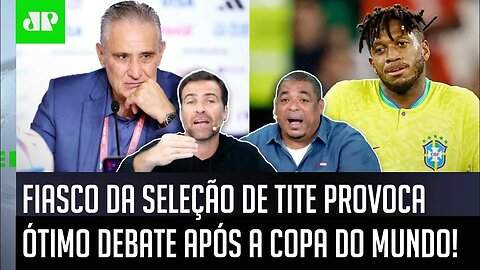 "AÍ NÃO DÁ! Nós VIMOS a IMPRENSA VANGLORIANDO o Tite por causa de..." OLHA esse DEBATE sobre Seleção