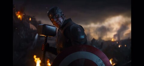 Captain American vs Thanos fight