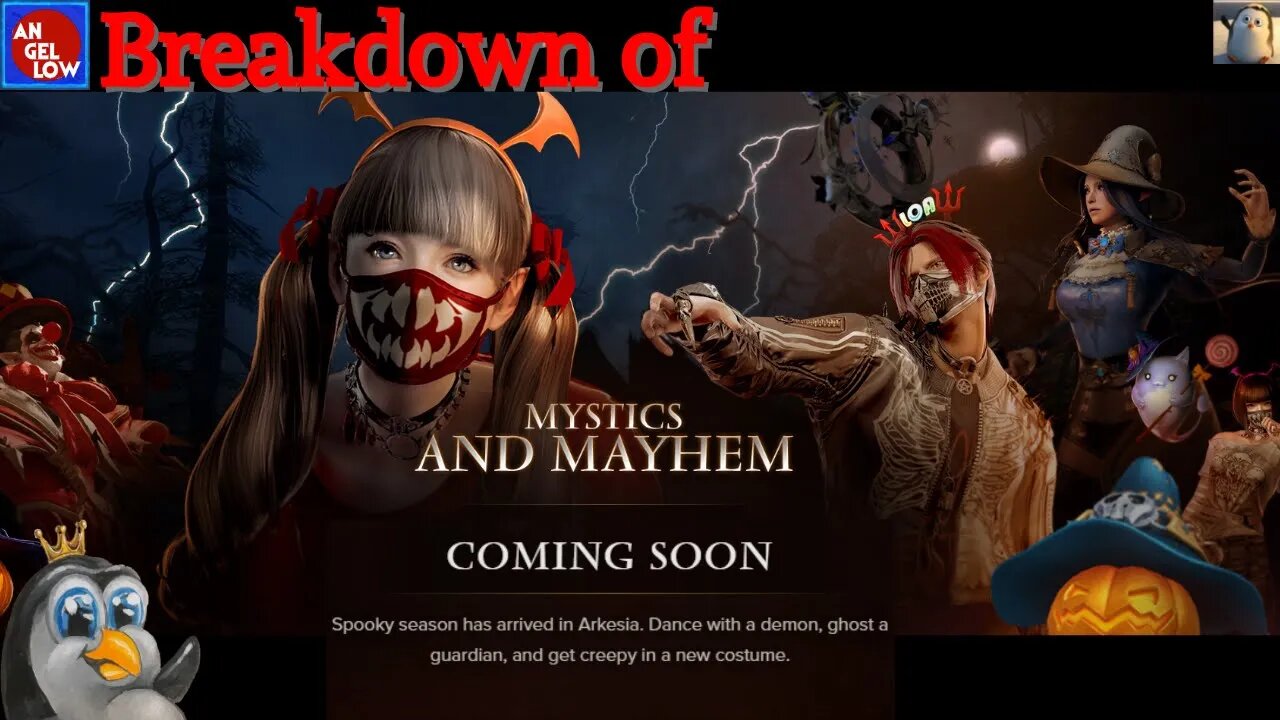 Breakdown of Mystics and Mayhem... Coming Soon! Upcoming Update/Event on Oct 26, 2022!