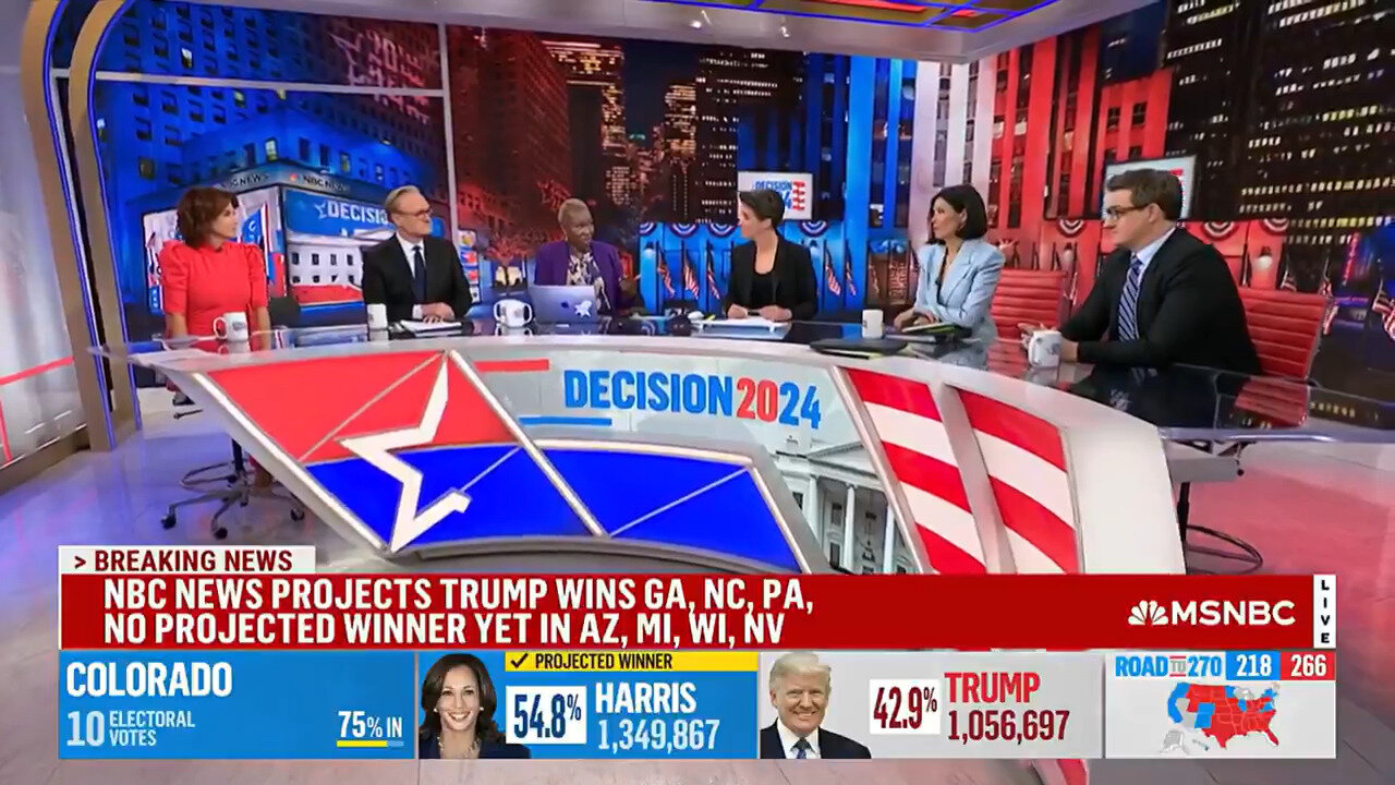 MSNBC Celebrates Beating CNN In Election Night Ratings (Guess Why So Many Were Watching)