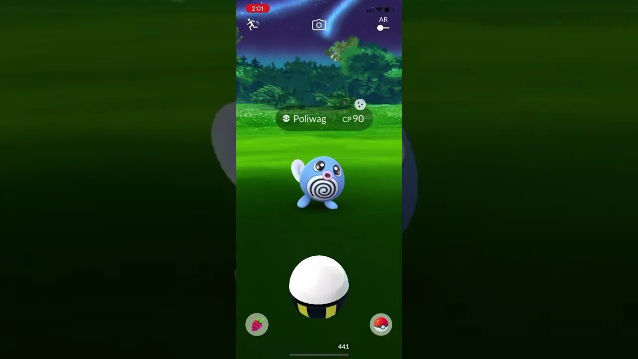 Almost used a masterball not meant use it lol #poliwag #pokemon