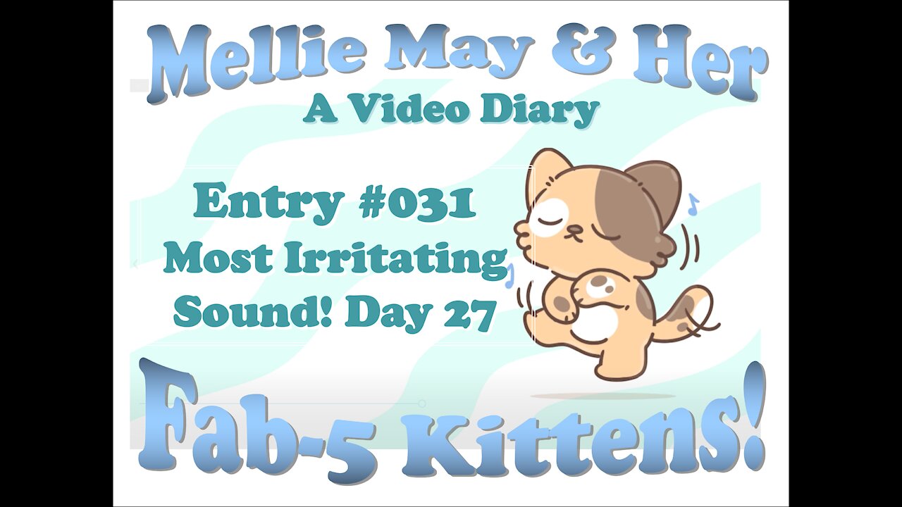 Video Diary Entry 031: Day 27 - Got The Mouse! Tessie It Is! Most Irritating Sound!