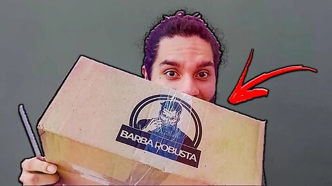 RECEBENDO KIT PARA DEIXAR A BARBA CRESCER + RÁPIDO 😱⚡