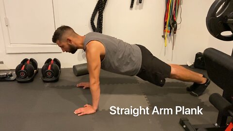 Straight Arm Plank