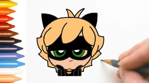 COMO DESENHAR CATNOIR - MIRACULOUS - FÁCIL