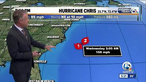 Hurricane Chris forms