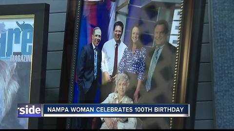 Nampa woman celebrates 100th birthday and tours 6 On Your Side