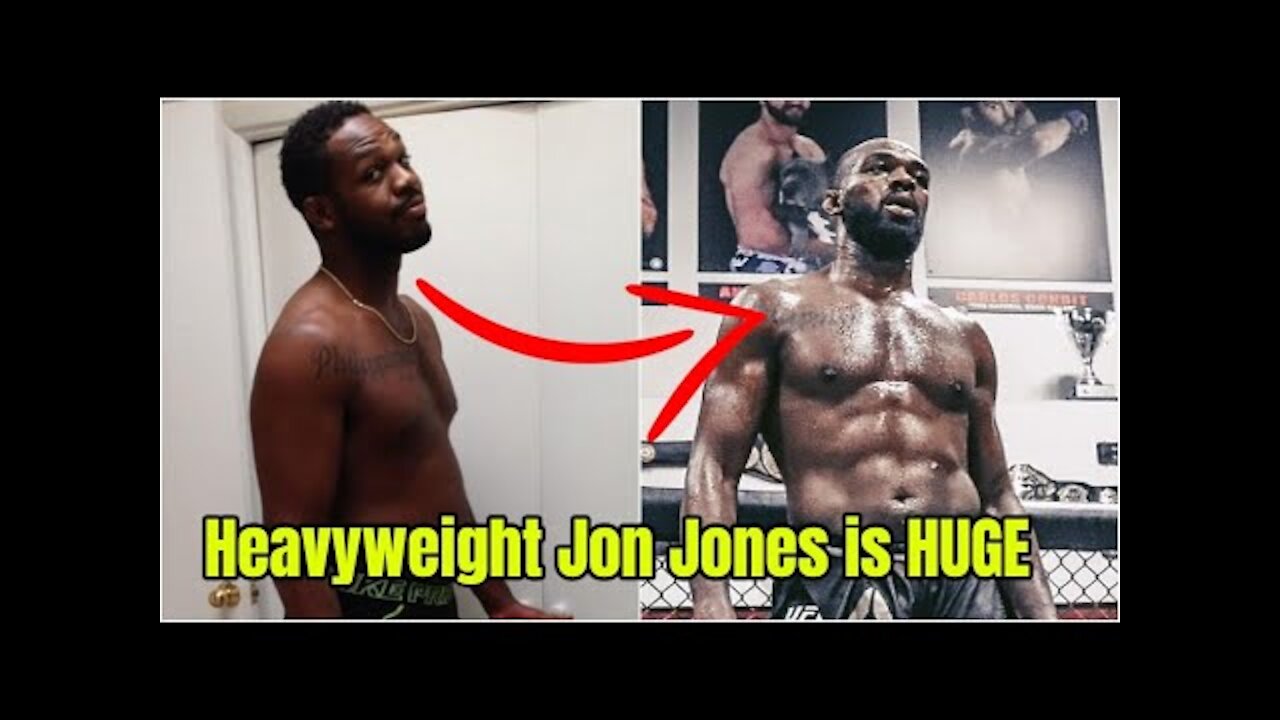 Training compilation - Jones looks MASSIVE ahead of heavyweight debut -2021