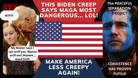 CREEPY ASS BIDEN SAYS MAGA MOST DANGEROUS... LOL! TOOL.