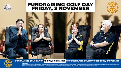 Rotary International - Fundraising Golf Day Coming in November