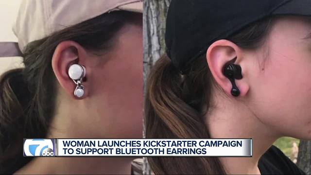 Milford business woman creates wireless earring ear buds