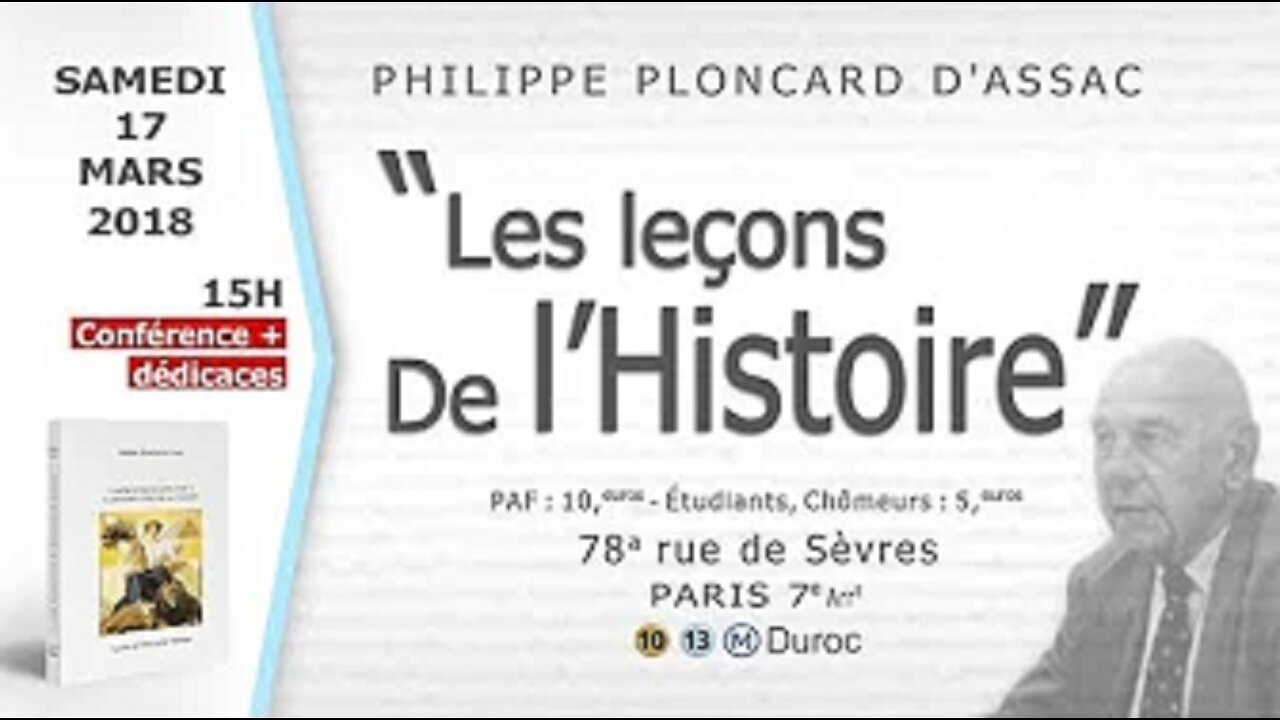 Les leçons de l'histoire