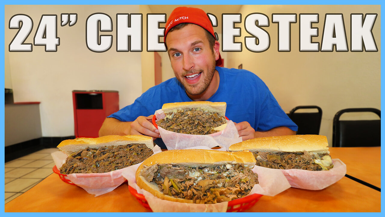 24” Cheesesteak Sandwich Challenge at Amato’s in California!