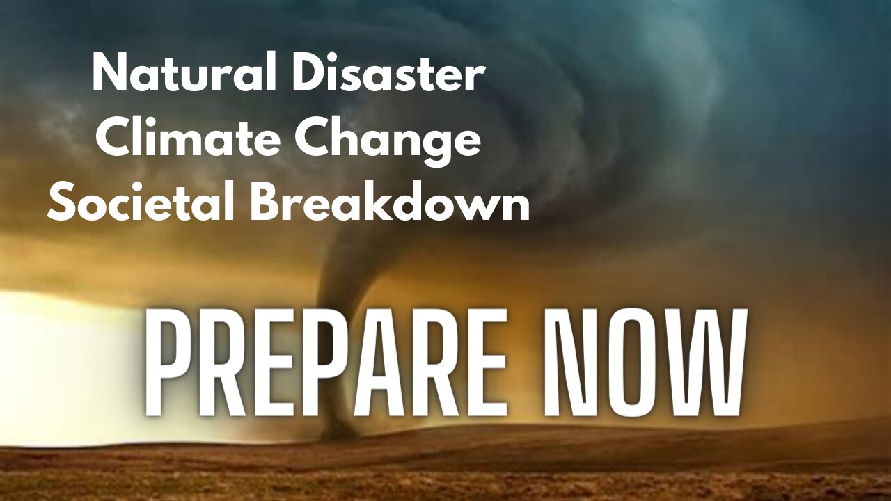 Natural Disaster? Manufactured Societal Breakdown? PREPARE NOW! Here's how