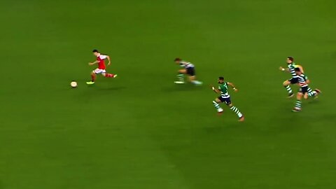 grande jogada de Gabriel Martinelli contra o sporting