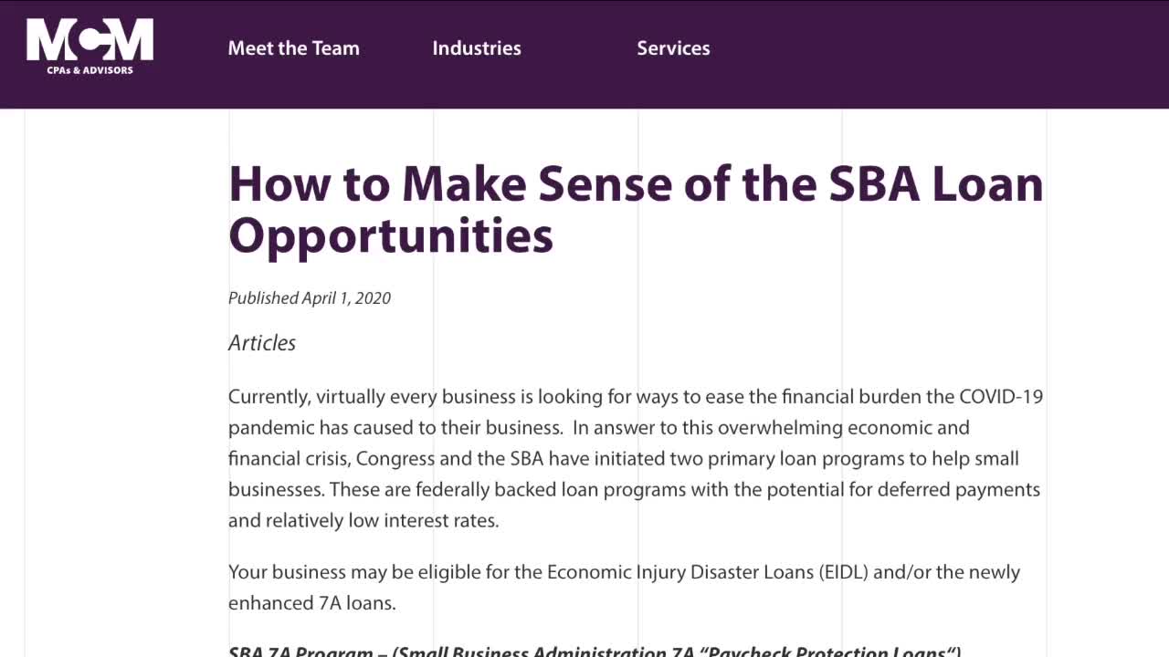 Friday marked first day to apply for $350B in federal small business loans