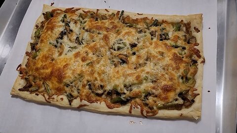 Asparagus and Mushroom Tart