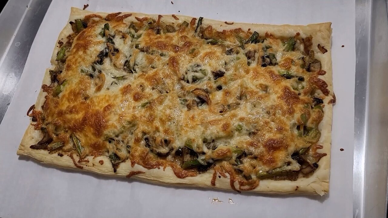 Asparagus and Mushroom Tart