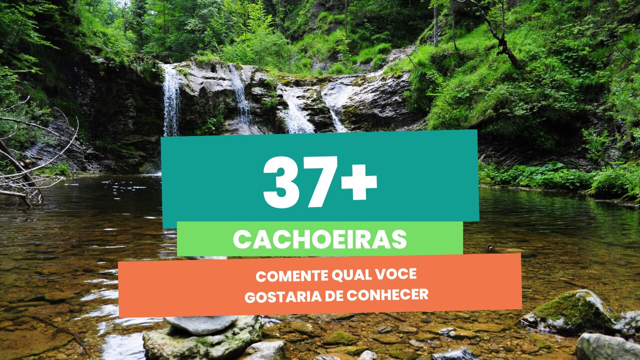 Musica Relaxante, Musica para Dormir, Música da Natureza - 37 lindas cachoeiras - som da natureza