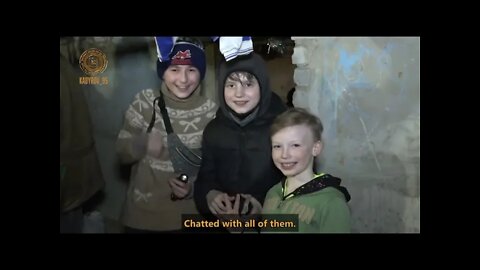 Chechen units of the Russian Army liberate Donbass and rescue civilians